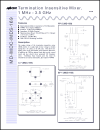 datasheet for MDS-169 by M/A-COM - manufacturer of RF