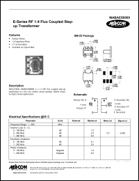datasheet for MABAES0008 by M/A-COM - manufacturer of RF