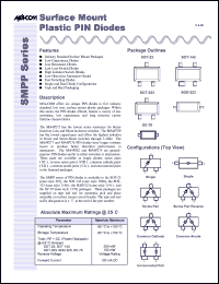 datasheet for MA4P275-287T by M/A-COM - manufacturer of RF