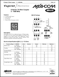 datasheet for ELDC-16 by M/A-COM - manufacturer of RF