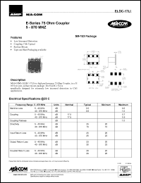 datasheet for ELDC-17LI by M/A-COM - manufacturer of RF