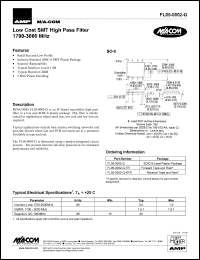 datasheet for FL05-0002-G-RTR by M/A-COM - manufacturer of RF