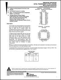 datasheet for SN74AC533DBLE by Texas Instruments