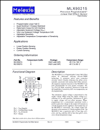 datasheet for MLX90215L by 