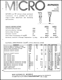 datasheet for 2N2711 by 