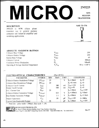 datasheet for 2N5225 by 