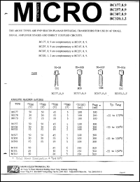 datasheet for BC322 by 