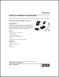datasheet for ZMV829ATA by Zetex Semiconductor