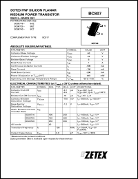 datasheet for BC80716 by Zetex Semiconductor