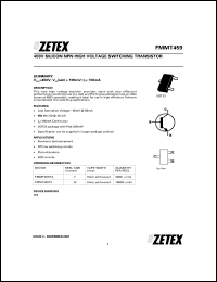 datasheet for FMMT459TA by Zetex Semiconductor