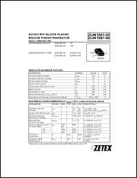 datasheet for ZUMT807-25 by Zetex Semiconductor