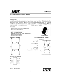 datasheet for ZDS1009 by Zetex Semiconductor