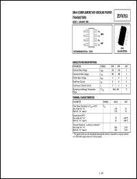 datasheet for ZDT6753 by Zetex Semiconductor