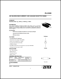 datasheet for ZLLS400TA by Zetex Semiconductor