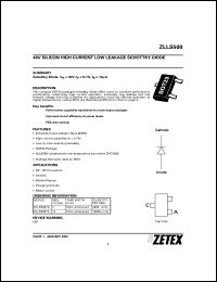 datasheet for ZLLS500TC by Zetex Semiconductor