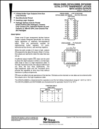 datasheet for SN74ALS580BN by Texas Instruments