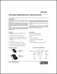 datasheet for ZXCL200H5 by Zetex Semiconductor