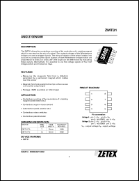 datasheet for ZMT31TA by Zetex Semiconductor