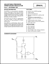 datasheet for ZR431LF02 by Zetex Semiconductor