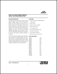 datasheet for ZSR570G by Zetex Semiconductor