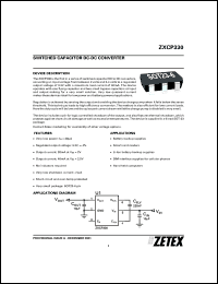 datasheet for ZXCP330E6 by Zetex Semiconductor