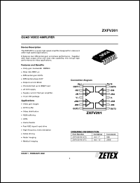 datasheet for ZXFV201N14TA by Zetex Semiconductor