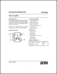 datasheet for ZXFV202E5TA by Zetex Semiconductor