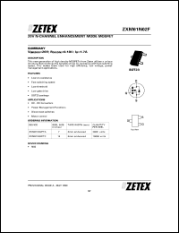 datasheet for ZXM61N02FTC by Zetex Semiconductor