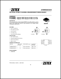 datasheet for ZXMD63C03XTA by Zetex Semiconductor