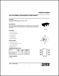 datasheet for ZXMN10A08E6TA by Zetex Semiconductor