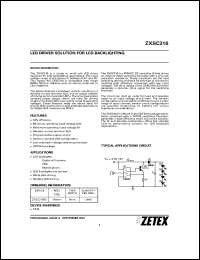 datasheet for ZXSC310E5 by Zetex Semiconductor