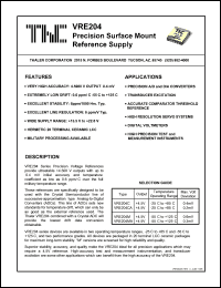 datasheet for VRE204C by 