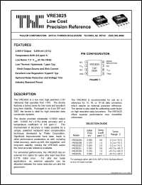 datasheet for VRE3025KS by 