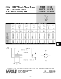 datasheet for 1110B by 