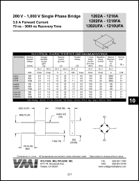 datasheet for 1202A by 