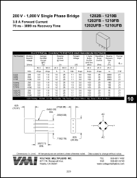 datasheet for 1206B by 