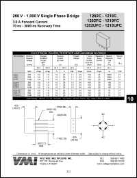 datasheet for 1202UFC by 