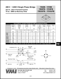 datasheet for 1502UFB by 