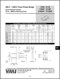 datasheet for 3110 by 