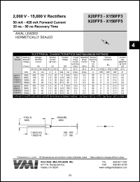 datasheet for X50FF3 by 