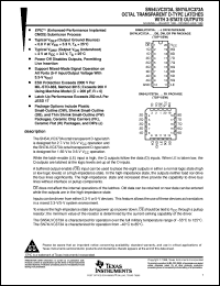 datasheet for SN74LVC373ADBR by Texas Instruments