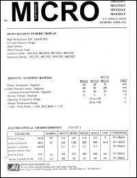 datasheet for MY132C by 