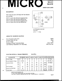 datasheet for MG31T by 