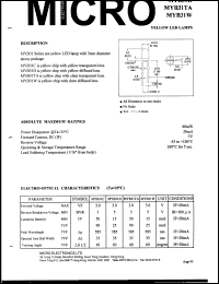 datasheet for MYB31W by 