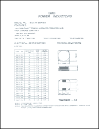 datasheet for SMI-74-120 by 