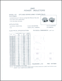 datasheet for SPC-0603-221 by 