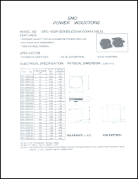 datasheet for SPC-1005P-470 by 