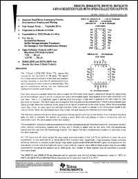 datasheet for SN54LS170J by Texas Instruments