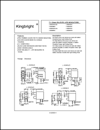 datasheet for L-934EB/2SRD by 