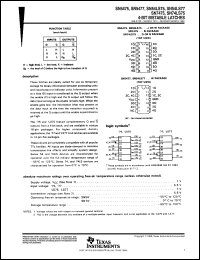 datasheet for JM38510/31601BEA by Texas Instruments